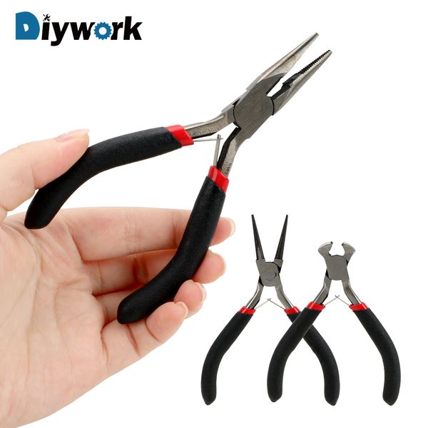 

diywork jewelry pliers tools long needle round nose cutting wire pliers handcraft beadwork repair tools jewelry making diy