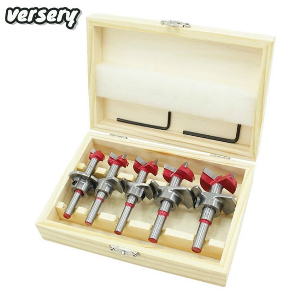 

adjustable positioning woodworking hole saw set hard alloy forstner drill diy adjustable hinge hinge reamer 5pcs