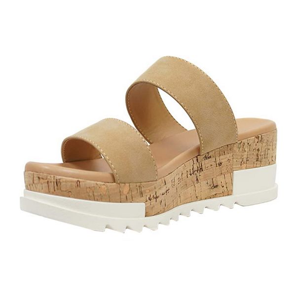 

женин flatform апоки ление андалии веѬда лип-on open toe андалии женин-би кђп, Black
