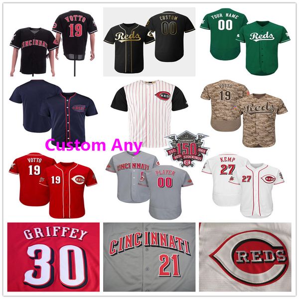 

150th anniver ary red trevor bauer nick enzel derek dietrich joey votto gennett uarez kemp men lady kid youth cincinnati ba eball jer ey
