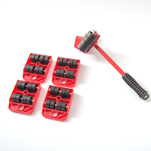 

multifunction 5 in i moving heavy object handling tool household furniture mobile device labor saving crowbar hand tool set