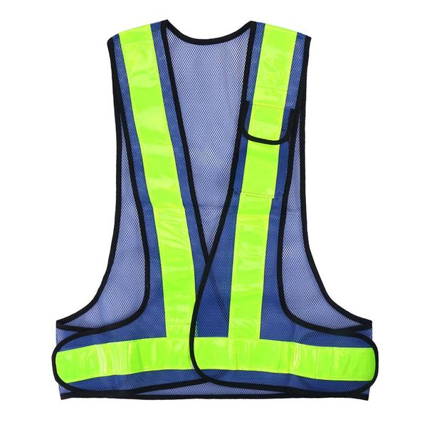 

fishnet safety reflective vest high visibility security mesh waistcoat for cycling outdoor construction, Black