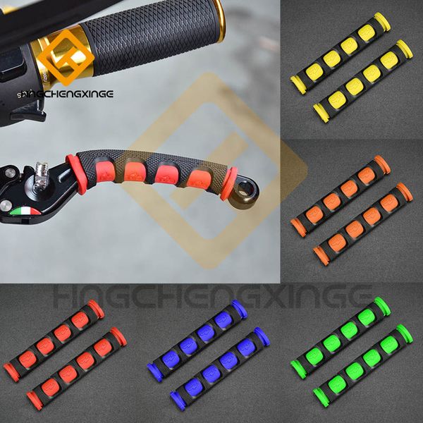 

2pcs motorcycle universal handgrip guard brake clutch lever cover hand rubber