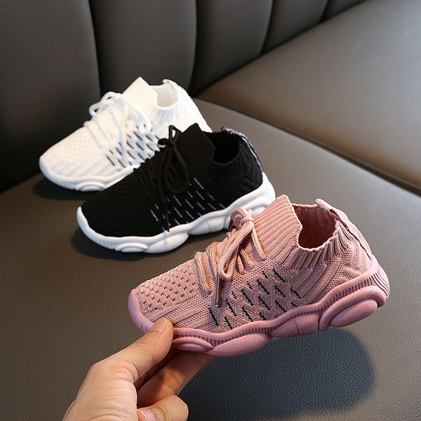 

2019 autumn boy girl running shoes kid sneakers boy slip on sport shoes