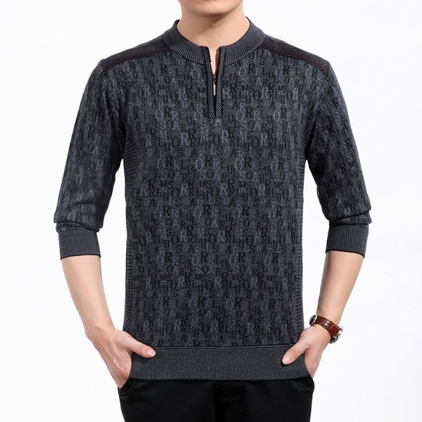 

winter men wool cashmere pullover sweaters male quater zipper knitwear mans slim fit pullover sweater fleece soft knit black, White;black