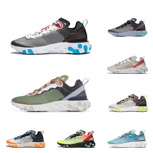 

nike React Element 87 shoes 2019 горячие кроссовки реагируют элемент мужчины женщины кроссовки