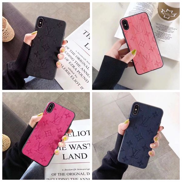 

Марка Дизайнер Тонкий Monogram бампер телефона чехол для Iphone 11 Pro Max XS Max / XR X 8/7/6 Plus прот