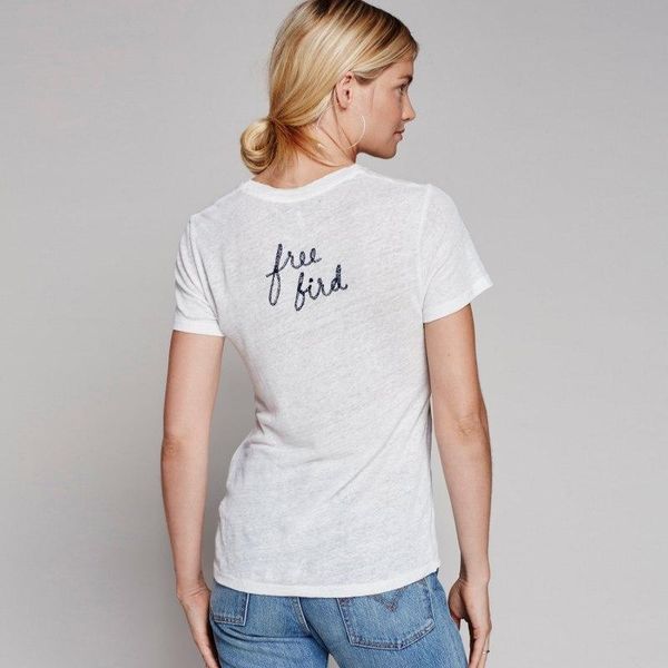 

cotton fashion embroidery basci women short sleeve female pullover brief style white o-neck casual t-shirt quality