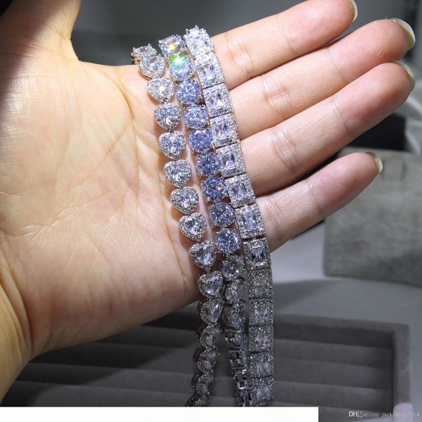 

3 стиль виктории роскошные ювелирные изделия shinning 925 стерлингового серебра полное princess cut белый топаз cz алмазный румыния свадебны, Golden;silver