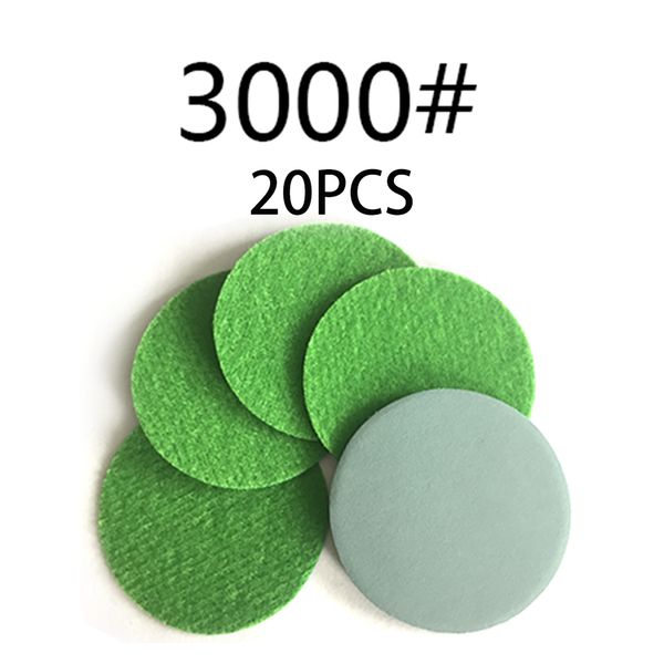 

20pcs sandpaper sanding discs 75mm 3 inch wet/dry waterproof hook & loop 400/800/1500/2000/2500/3000/5000/7000/10000 grit