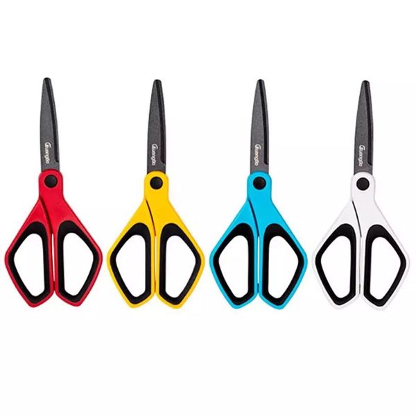 

анти-палки ножницы профессиональные stainlesst ножницы для офиса школа студент стационарный ножничный бытовая diy ленты shear снип