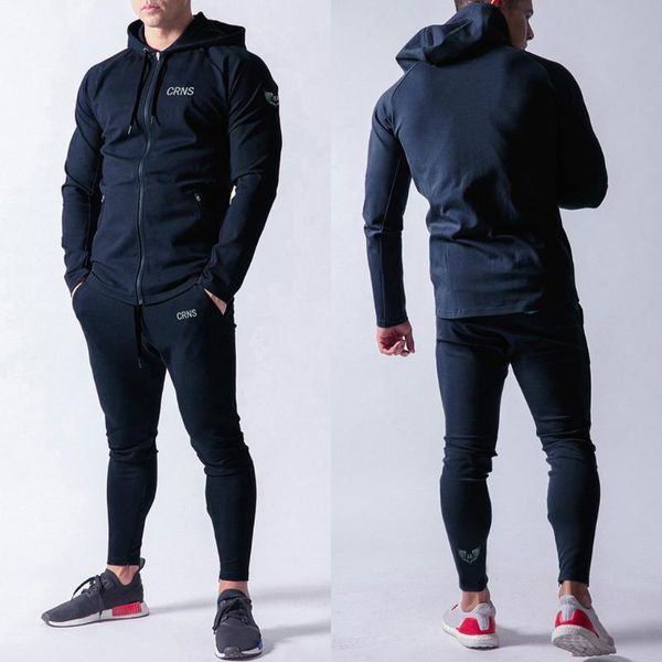 

men sweatsuit tracksuit for men 2 pieces set hoodie and sweatpants jogger suits for, Gray