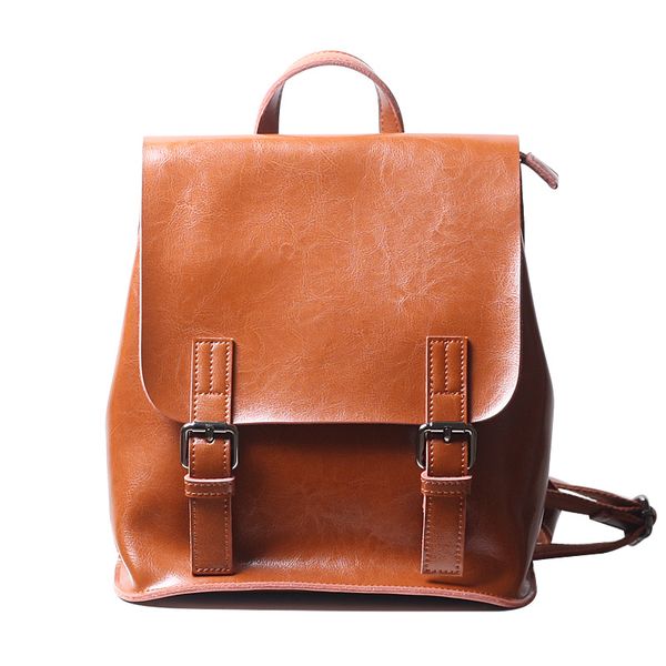 

новый стиль кожаный рюкзак весной и летом женская воловья пара рюкзак большая сумка путешествия ретро досуг сумка