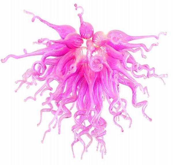 

lamps style pink murano glass chandeliers led saving lights source wedding chandelier light