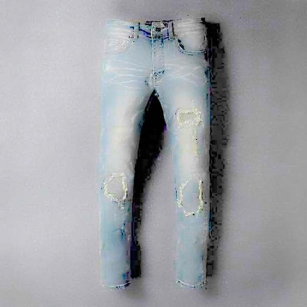 

mens designer jeans hip hop pants street hole quality slim trendy arn mens pants outdoor sports mens jeans ing, Blue