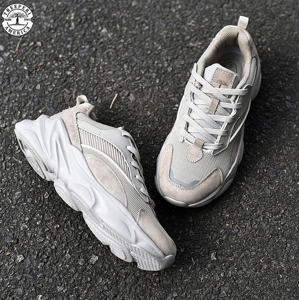

reflective treeperi beige grey black white mens casual shoes chaussures fashion chunky 3.0 lace up men breathable designer sneakers
