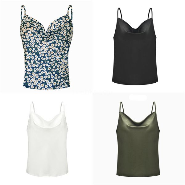 

summer women tank sleeveless backless buckle strap crop cropped feminino mujer streetwear debardeur femme #424, White