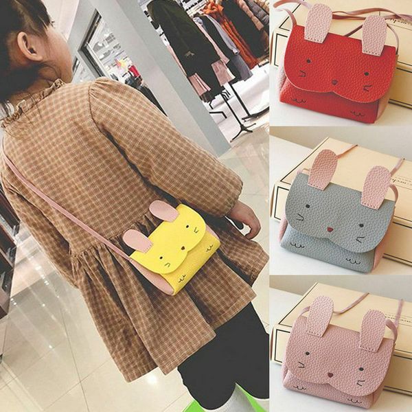 

cute baby kids girls pu leather shoulder bag messenger handbag crossbody satchel bags