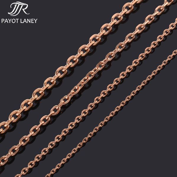 

width1.5/2/2.4/3/4/5mm fashion rose gold tone stainless steel women men cuban chain oval necklace fashion jewelry, Silver