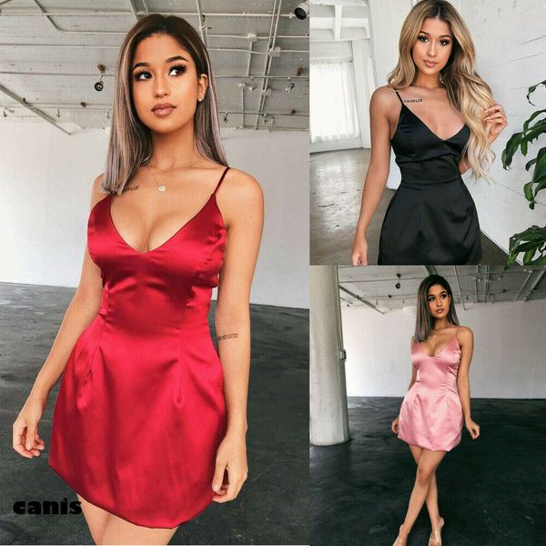 

women bandage bodycon sleeveless dress evening club v neck mini dress summer fashion women girl dresses, Black;gray