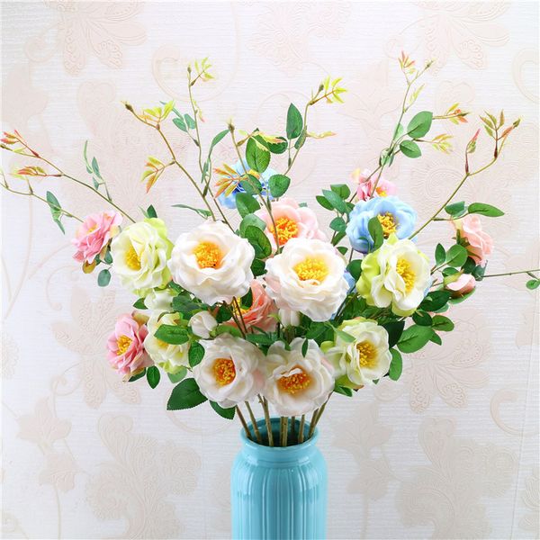 

high-end wedding home 3 silk flower new 3 artificial flowers
