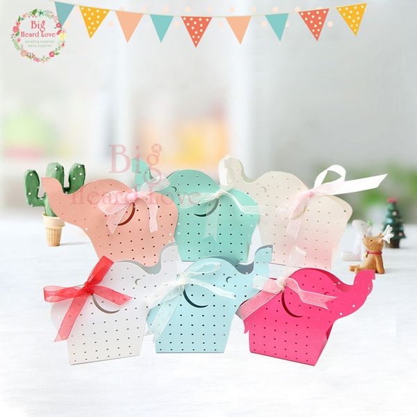 

25pcs flying elephant candy box baby cut animal paper gift boxes decoration for kids birthday party diy baby shower supplies