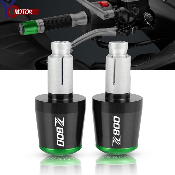 

for z800 z800 e version 2013-2017 2016 2014 2015 motorcycle cnc 7/8'' 22mm handlebar grips end handle bar cap end plug