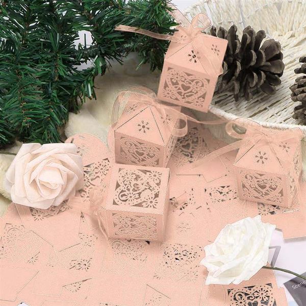 

100шт candy box laser cut hollow carriage подарочные пакеты коробки конфет с лентой baby shower венчания для вечеринок
