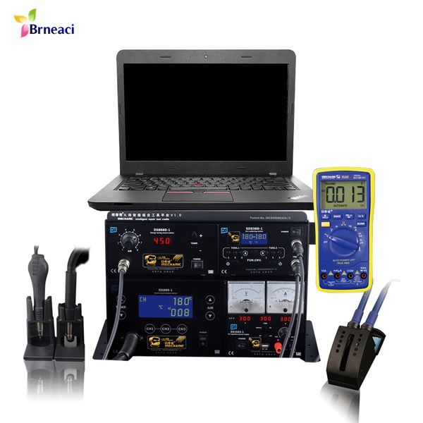 

mechanic 4 in 1 repair tool soldering station air gun 3a power supply multimeter mobile phone pcb main board ic chip rework