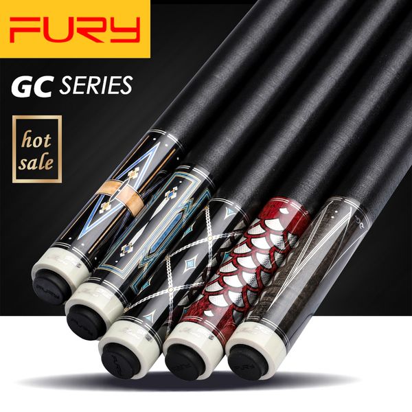 

fury billiard pool cue gc1/2/3/4/5 13mm tiger red line tip professional maple pool stick billar handmade fury billard ale
