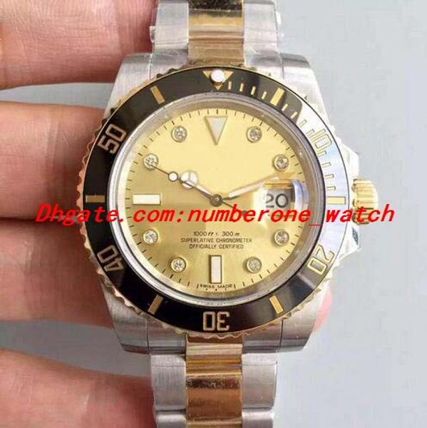 

real wrapped 18k gold never fade v7 nb watch mens automatic eta3135 ceramic bezel diver sport waterproof men watches date wristwatches, Slivery;brown