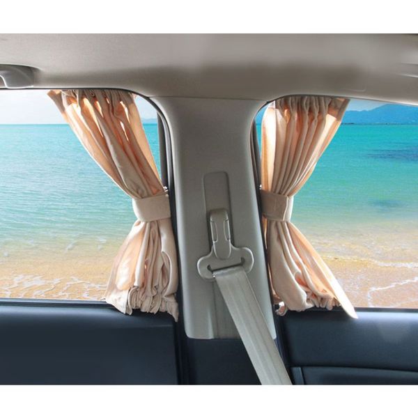 

2pcs/set car windowshade curtain car side window sunshades uv protection auto rear windshield sun block sun shield protector