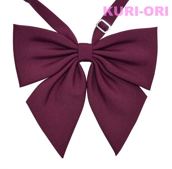 

spot japanese-style jk uniforms kuri-ori bow tie giant hane student uniforms sailor accessories, Black;gray