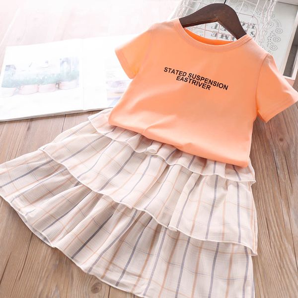 

2020 ление девђки набоѬ лиеѬн t shirt и плед бки childrenswear опове, White