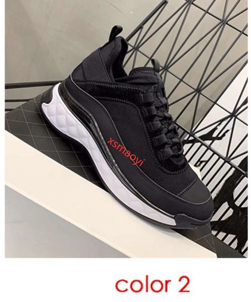 

chanel 2020 модне женкие кѬоовки hococal velvet calfskin platform sneaker Ѭоконе легкие еѬне кѬ, Black;red