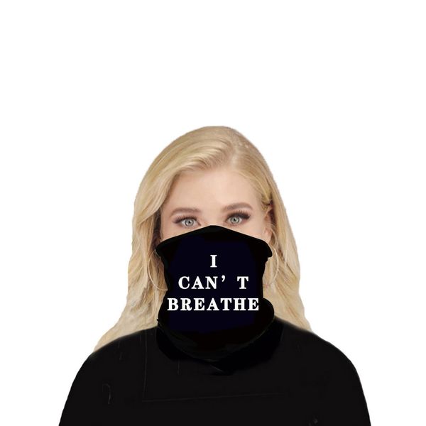 

can't printed freud breathe i i can't breathe multi-function magic scarf, Blue;black