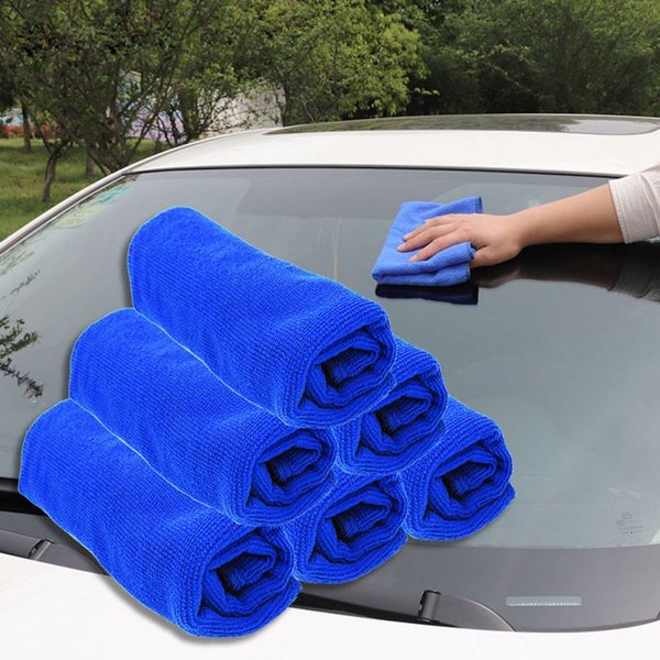 

10pcs/set car wash microfiber towel car cleaning drying cloth soft cloths absorbent quick large size dry 30 * 30/70cm