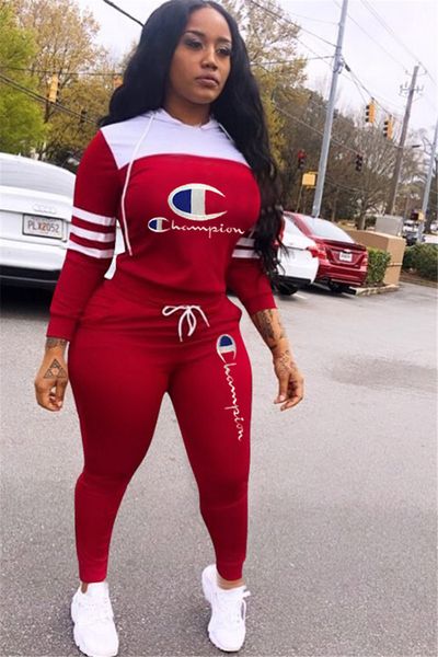 red champion tracksuit
