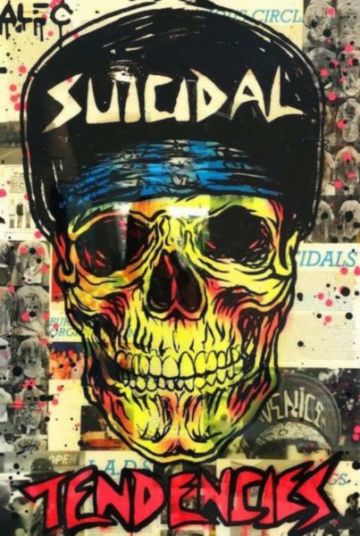 

alec monopoly oil painting on canvas graffiti art decor suicidal pop art home decor wall art multi size 191028