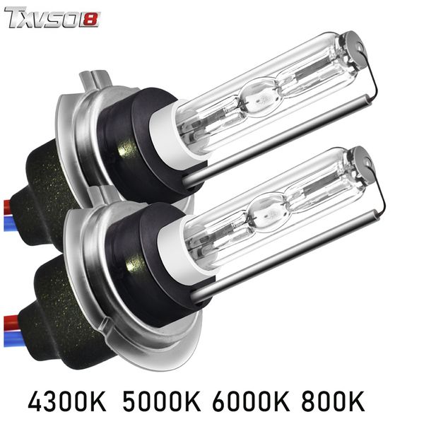 

txvso8 2pcs h7 hid bulb car headlight bombilla 4300k 5000k 6000k 8000k 12v mini 55w auto led front headlamps car fog light bulbs