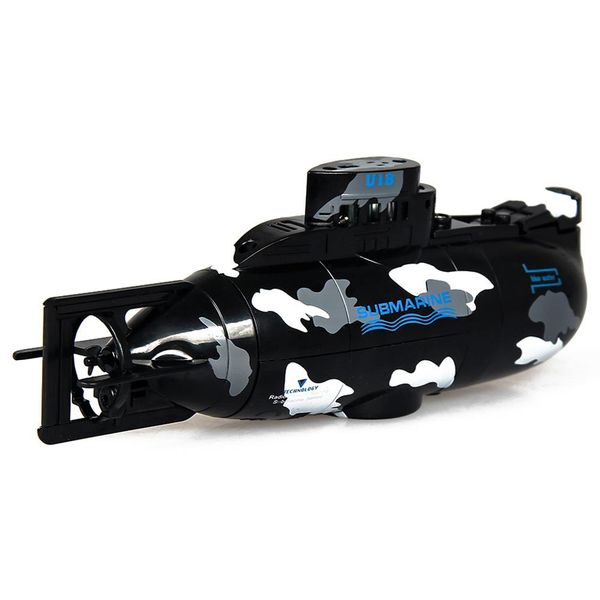 

shenqiwei 3311m mini electric rc racing submarine boat remote control toys for kids - black