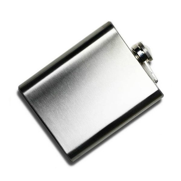 

stainless steel pocket hip flask alcohol whiskey liquor screw cap 4 5 6 7 8 9 10 18 oz liquor hip flask new#20