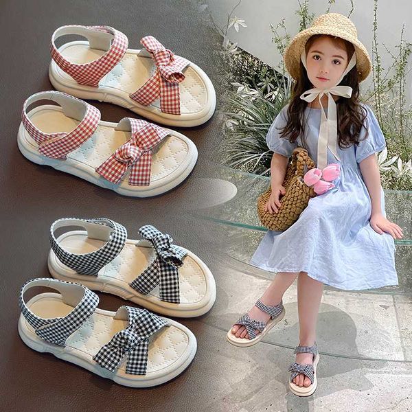 

aadct 2020 summer baby girls sandals new fashion princess little kids sandals for girls brand children beach shoes, Black;red