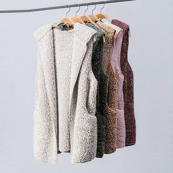 

women's winter women's winter wildfire hoodie vest female outdoor casual coat, Black;white