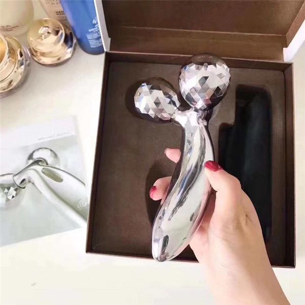 

new mtg refa carat updated edition 3d refa carat face lift two circular roller from japan personal face full body massager beauty equipment, Black;white