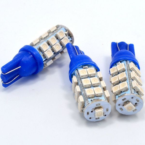

10pcs white red blue interior lights t10 w5w car led 25smd 25 smd wedge bulbs 1210 3528 921 194 168 dashboard lights side lamp