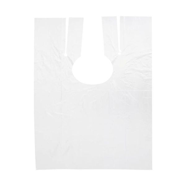 

50pcs pe dye hair waterproof apron home salon multipurpose  barbershop tool cutting perm disposable hairdressing capes