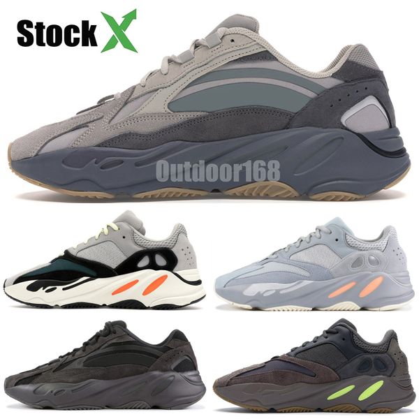 

700 wave runner mauve inertia running shoes with box kanye west designer shoes men women 700 v2 static sports seankers size 36-45