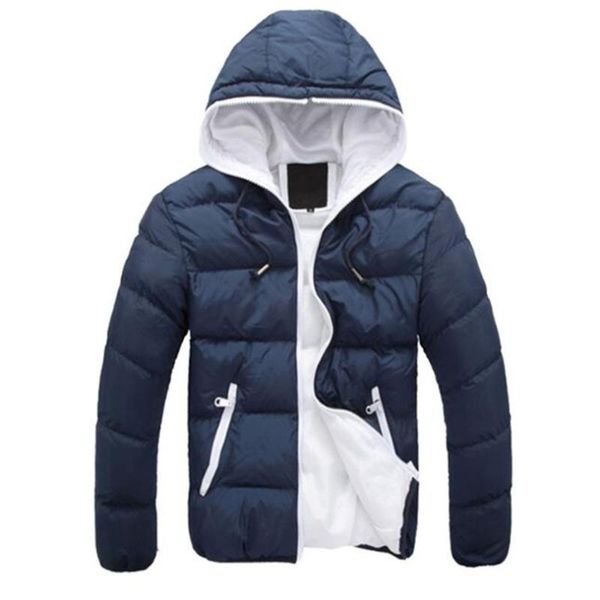 

1pcs fashion warm casual new slim 2017 mens cotton clothing cotton hooded, Black