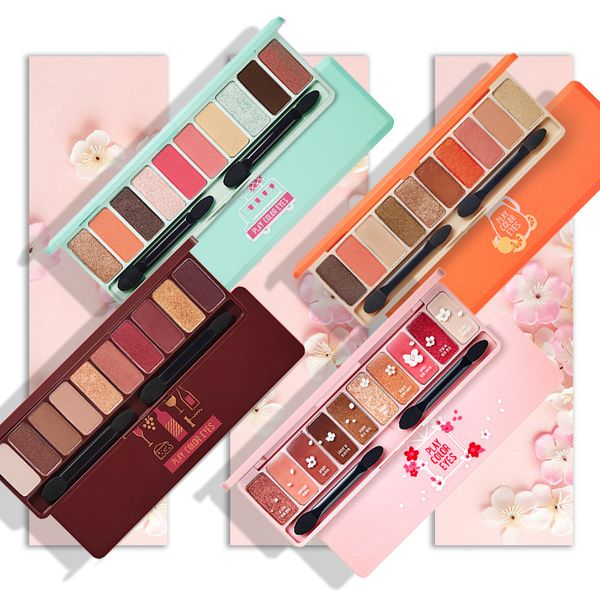 

Etude House Sakura Nude Pearl ShimmerMatte Eyeshadow PaletteNake Smoky Earth Оранжевый Цвет глаз Тени Pallete Natural Shimmer М